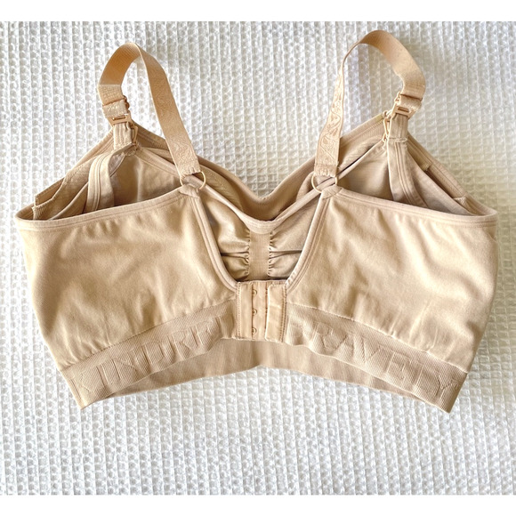 Kindred Bravely Bra Size XL Super Busty Sublime Hands Free Pumping Nursing Beige - Picture 2 of 5